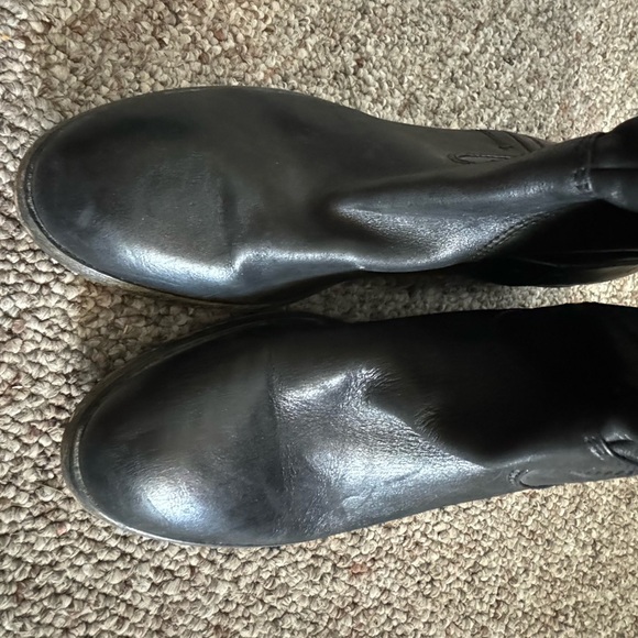 Kate Preston “Jessie” soft leather fur lined mid calf boots 9.5​ - Picture 5 of 11